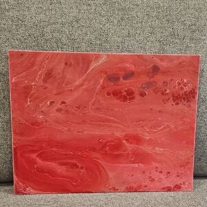 Abstract Red Art (Panel) Canvas